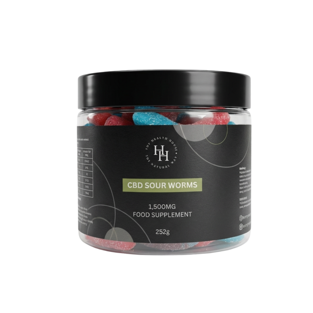 SOUR WORMS 1500MG CBD ISOLATE  DRUG TEST FRIENDLY