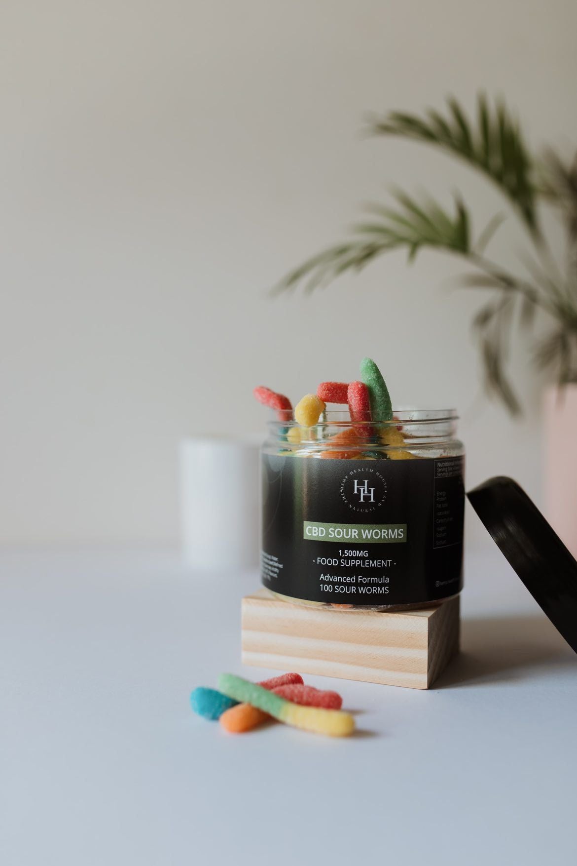 SOUR WORMS 1500MG CBD ISOLATE  DRUG TEST FRIENDLY